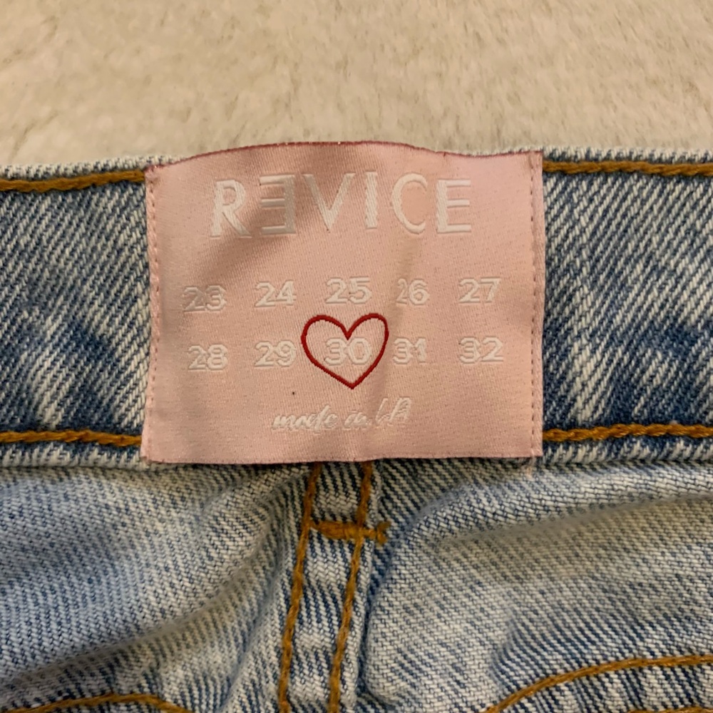 REVICE Blue High Rise Star Pattern Jeans - Picture 3 of 4